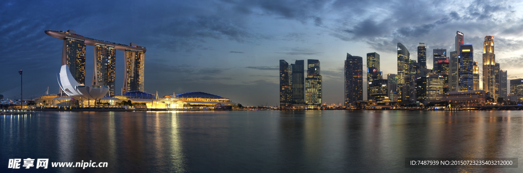 新加坡城市夜景