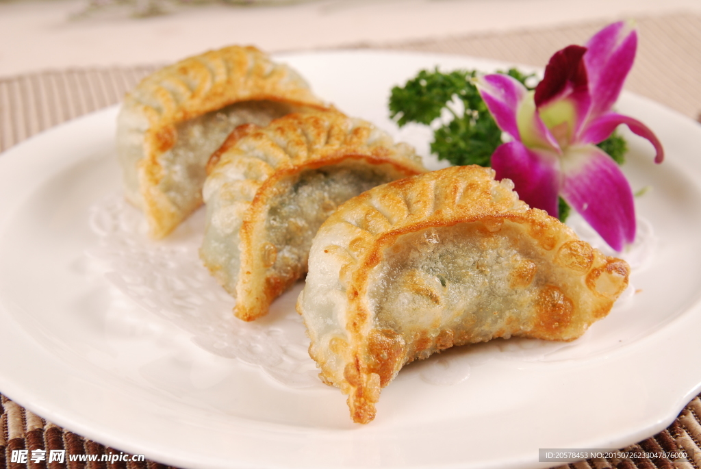 香煎韭菜餃