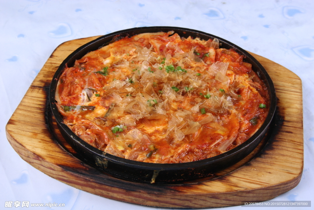 泡菜鐵板豆腐