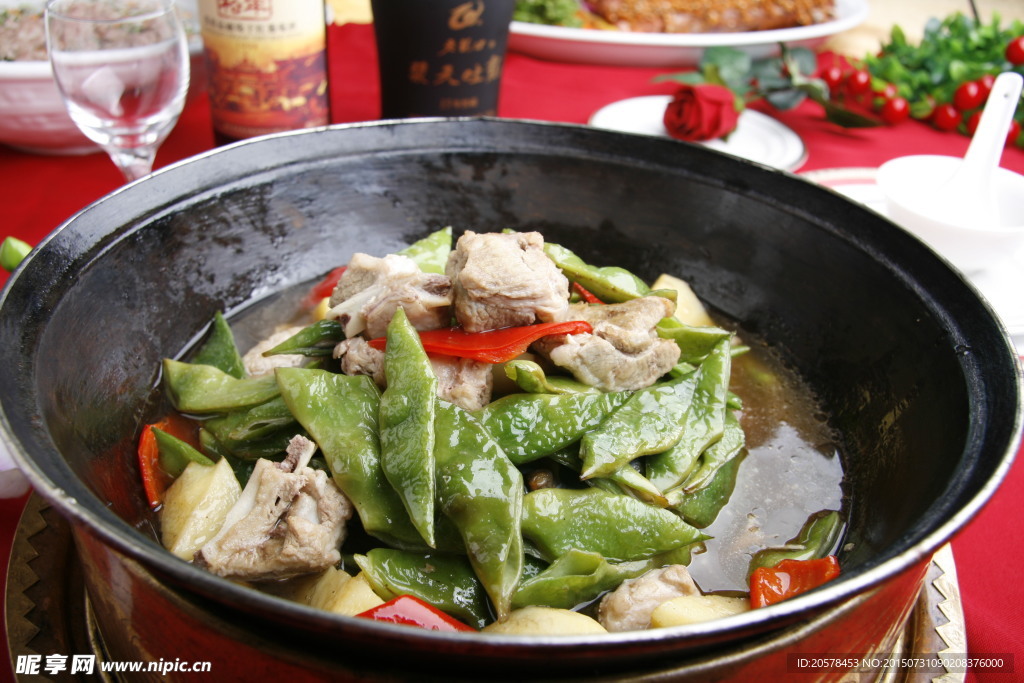 拖過蕓豆燜排骨