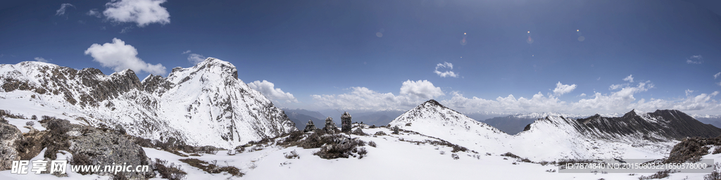 墨尔多神山高清全景照片