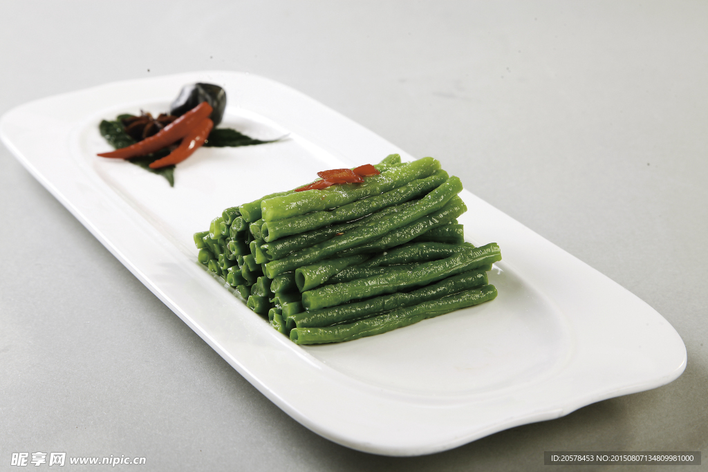 農家熗汁豆角