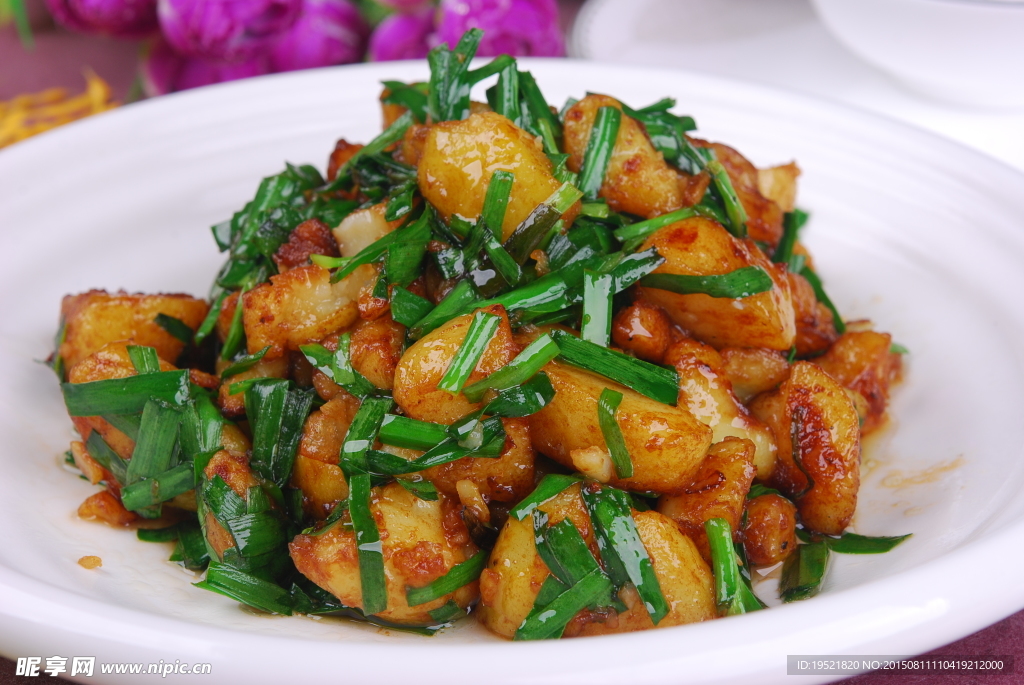 韭菜炒小土豆