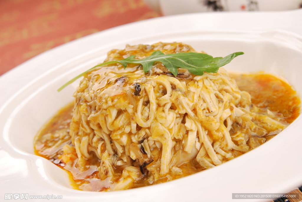 蟹粉煮干絲