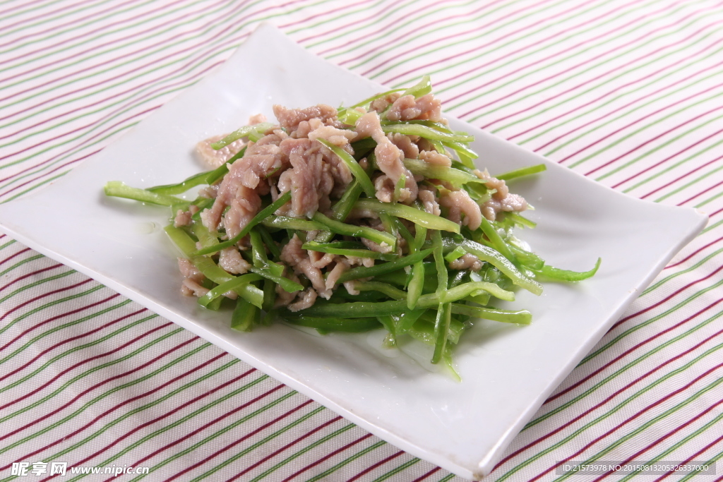 青椒炒肉絲