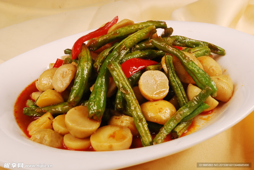 豆角燒土豆