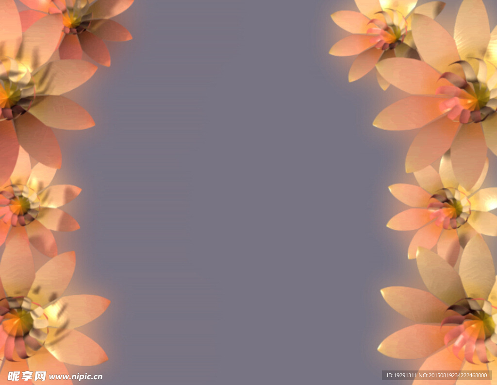 花卉背景視頻