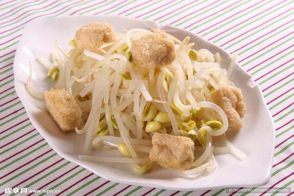 黃豆芽油豆腐