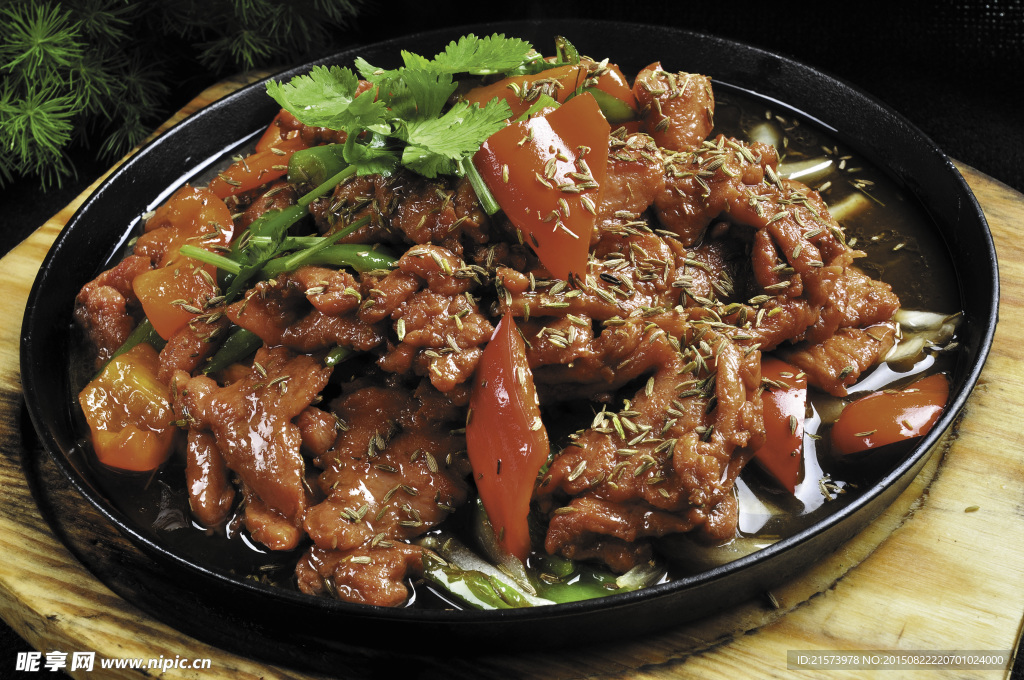 鐵板黃牛肉