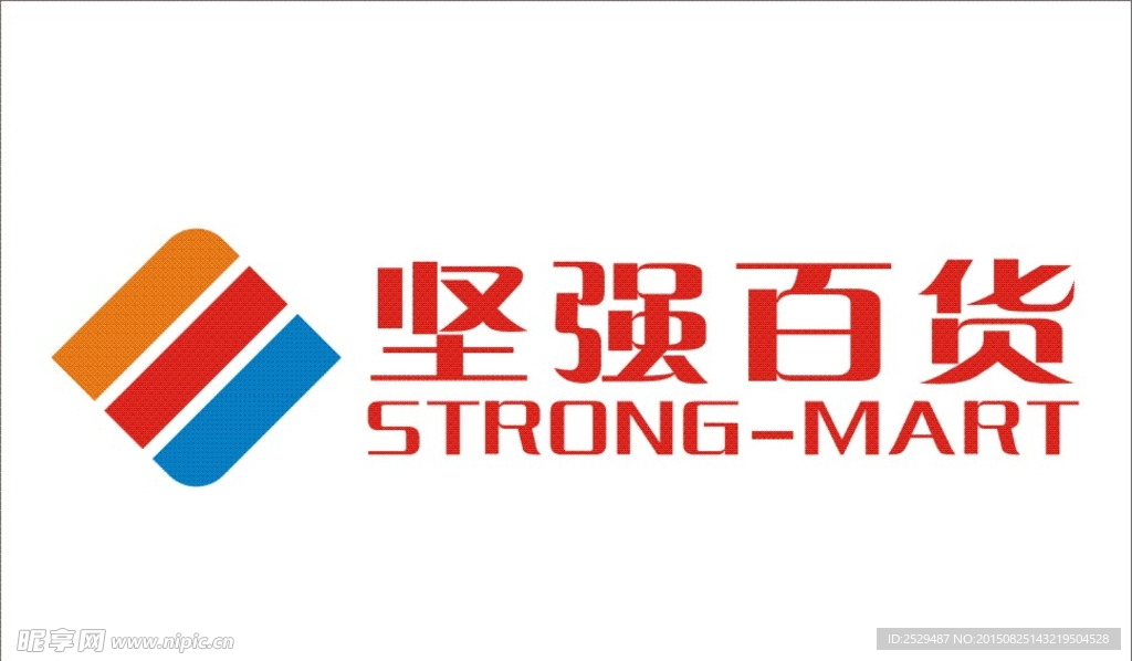 堅(jiān)強(qiáng)量販  超市標(biāo)志