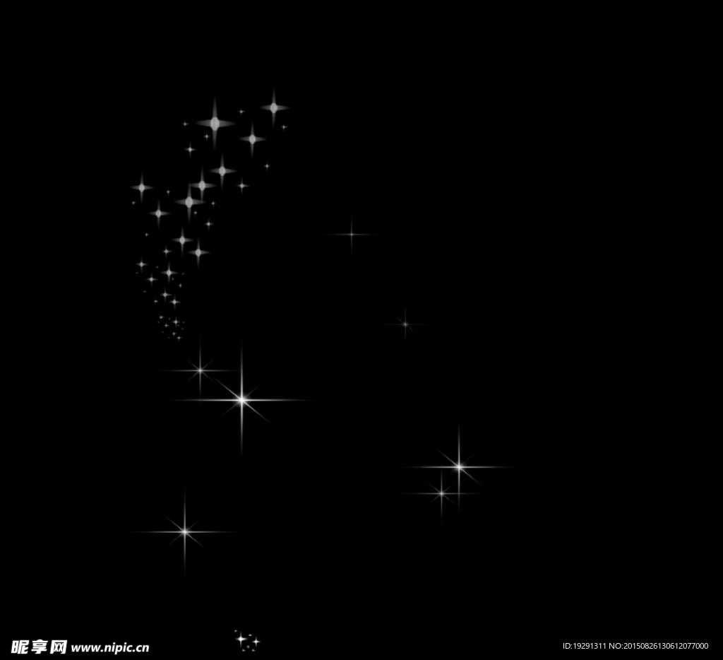 星光閃閃背景視頻