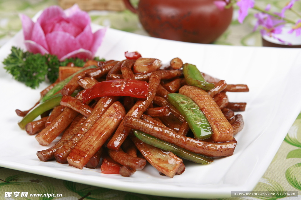 茶樹菇炒鮮魷