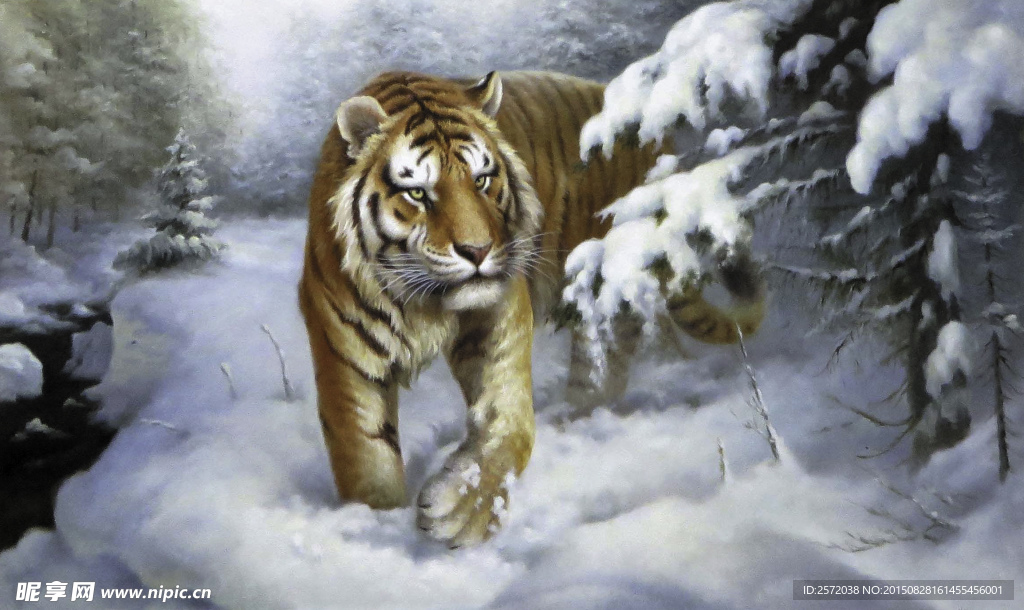 雪林猛虎
