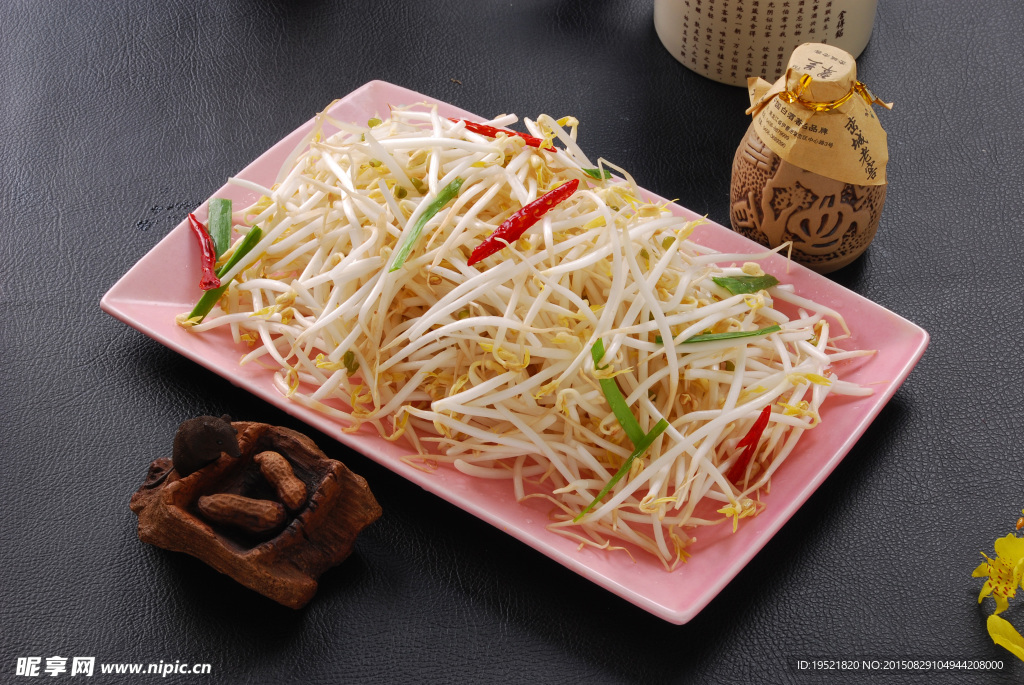素炒豆芽