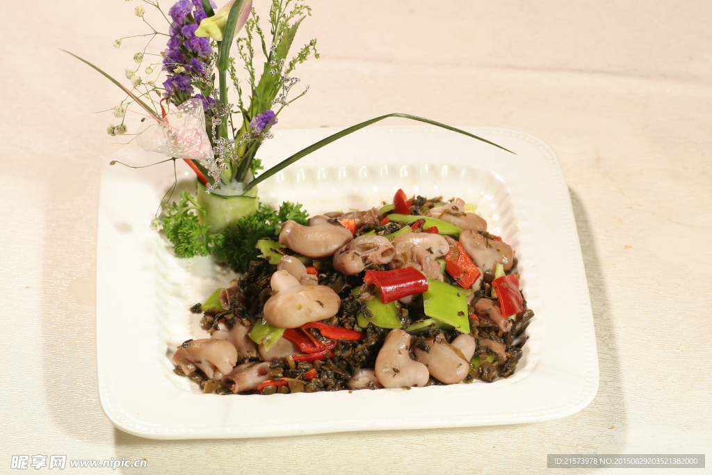 梅干菜炒魚扣