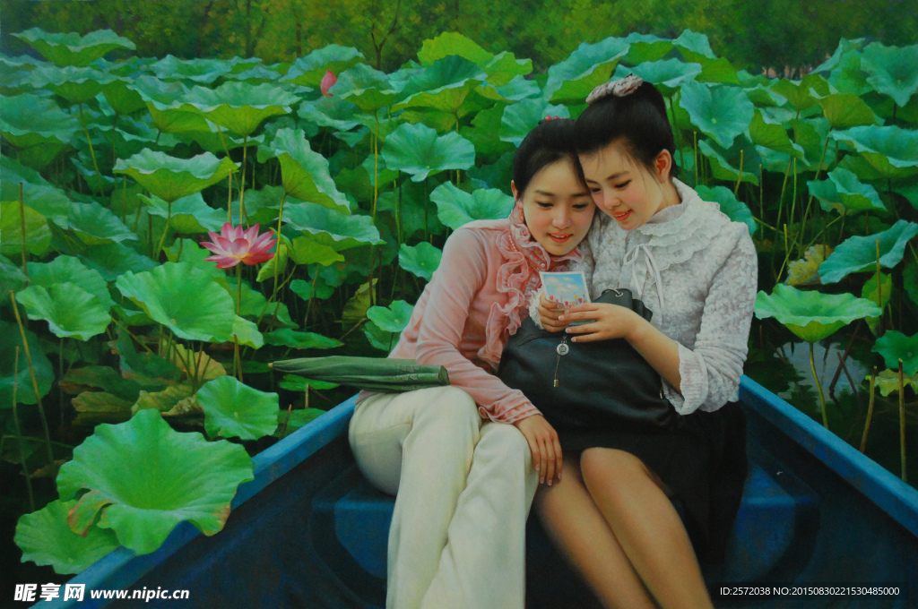蕩漾在荷花池