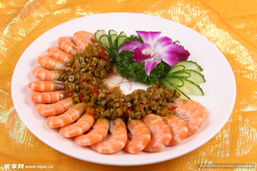 酸缸豆基圍蝦