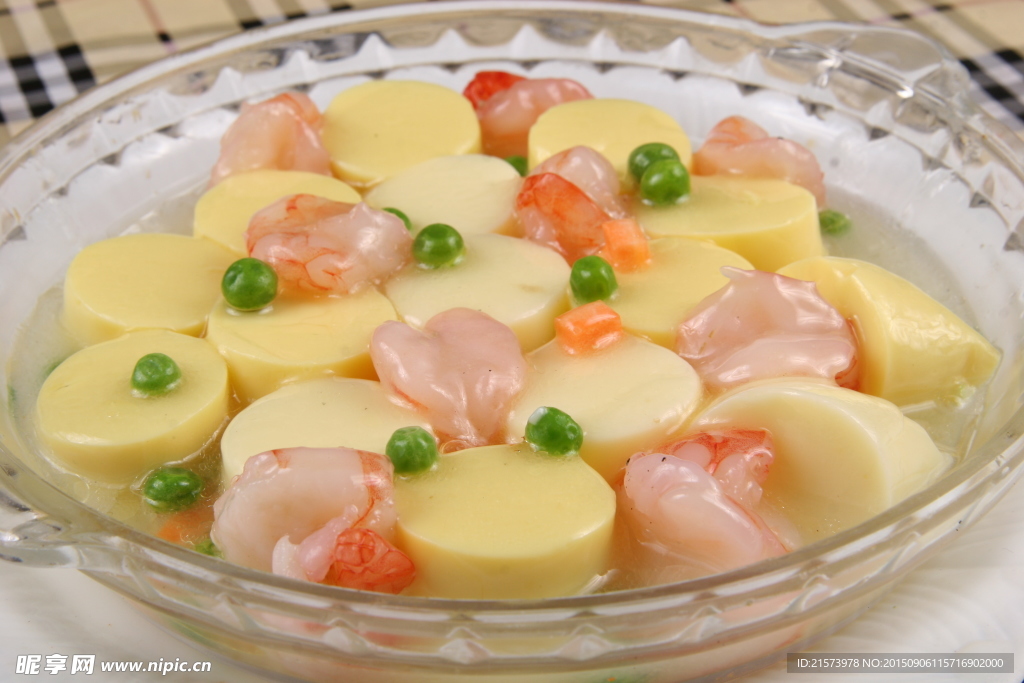 日式豆腐烩虾球