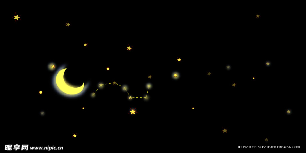 夜空動態視頻