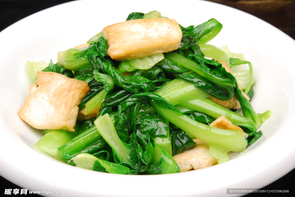 青菜炕豆腐