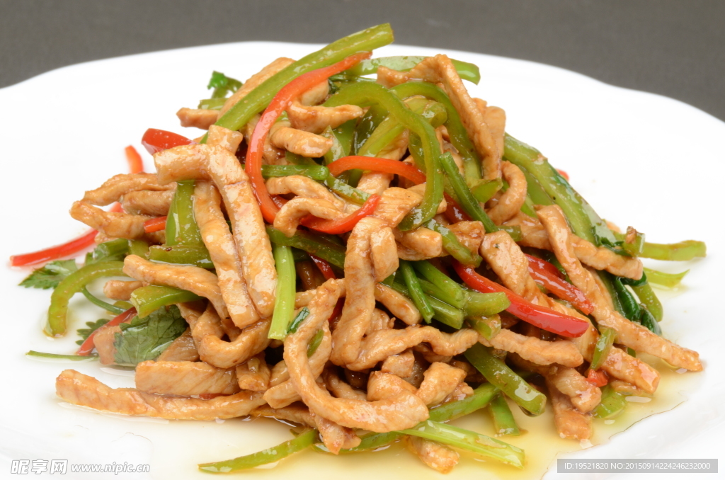 香辣肉絲