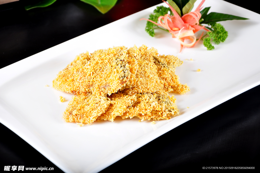 蒜香魚片