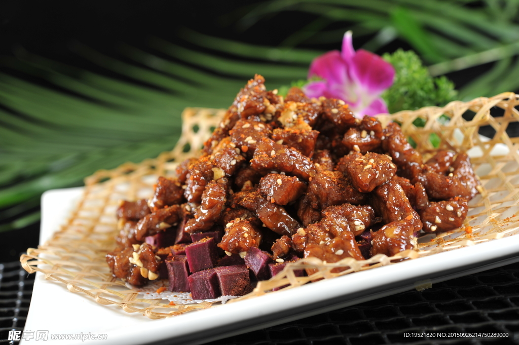 蜜香牛肉粒