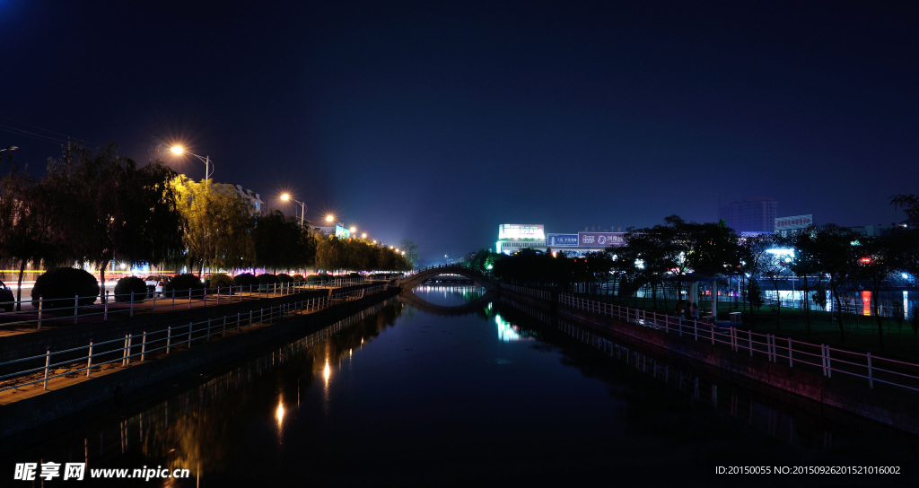 夜景燈光