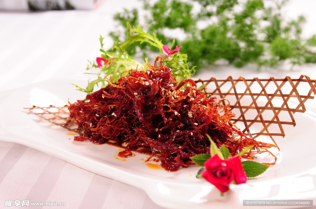龍須牛肉絲