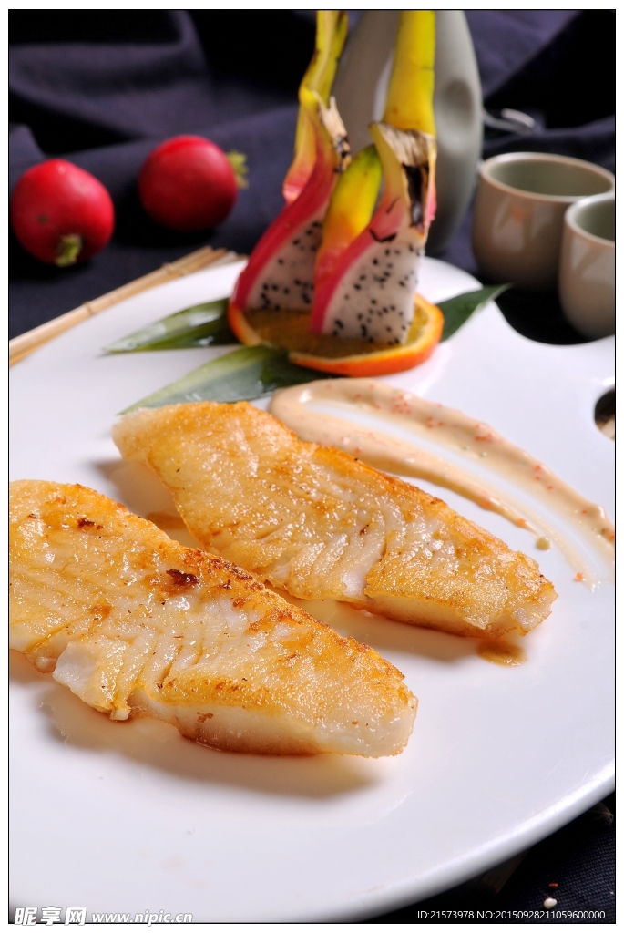 生煎銀鱈魚