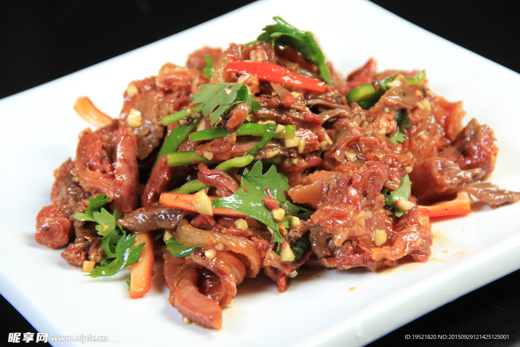 撕牛肉