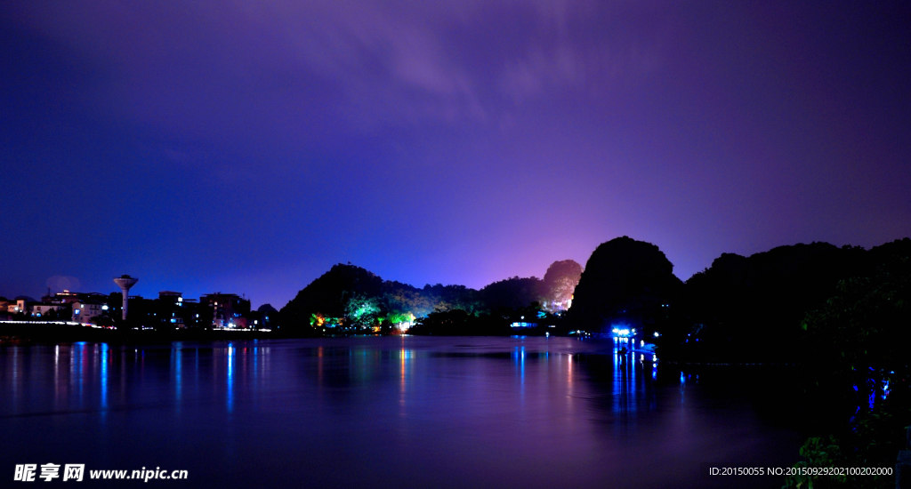 夜景燈光