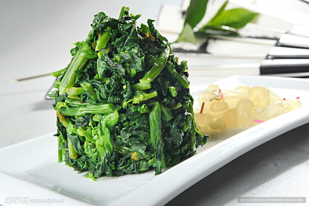 雪蓮籽拌萬年青野菜