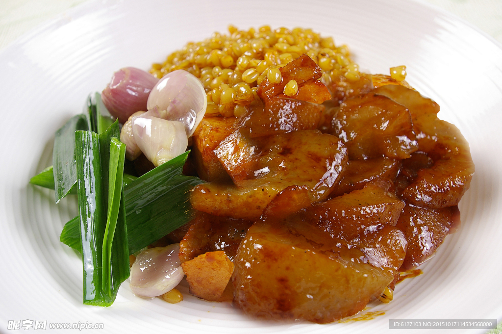 粗麥蔥頭煎焗海參