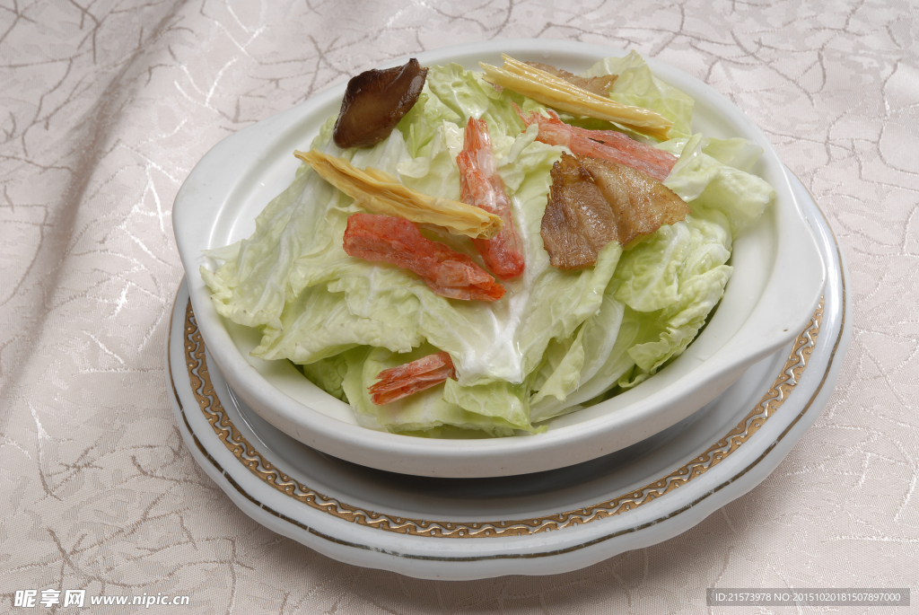白灼白菜