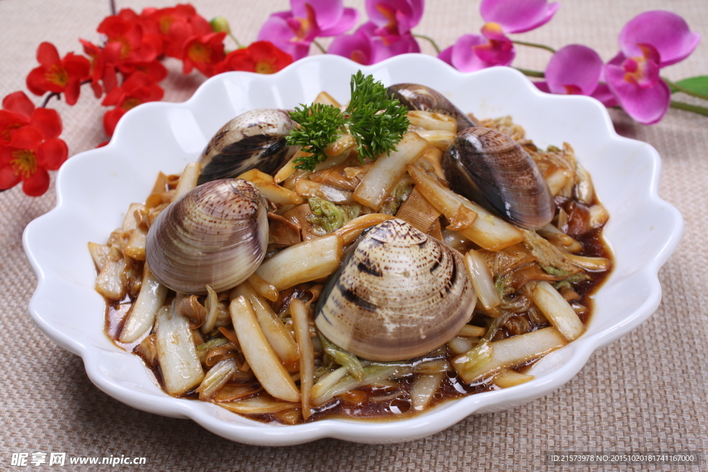文蛤大白菜