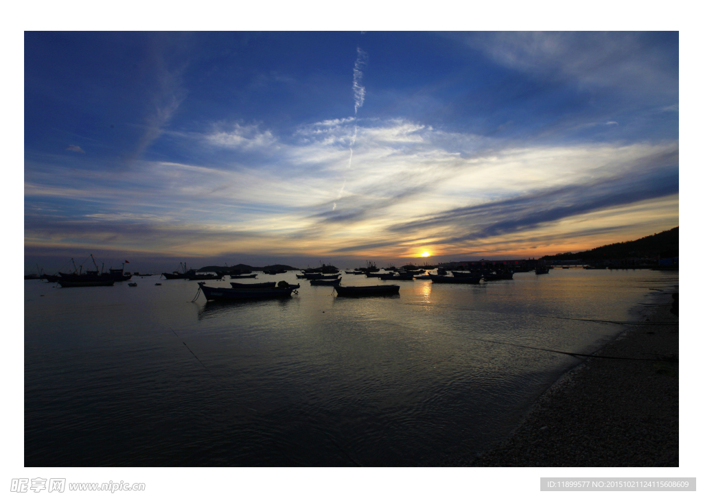 長島夕陽