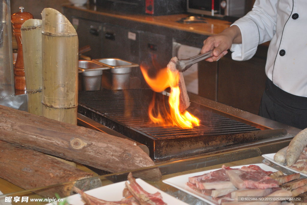 烤肉 培根