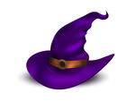 紫色巫师帽子
