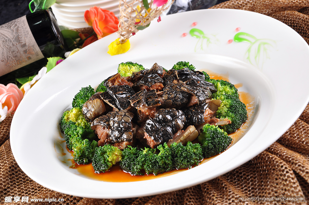 紅扒鱷魚肉