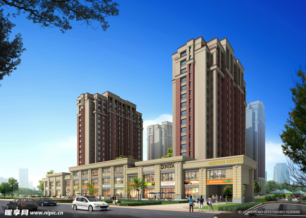 3D建筑效果圖