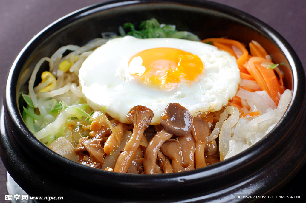野山菌石鍋拌飯