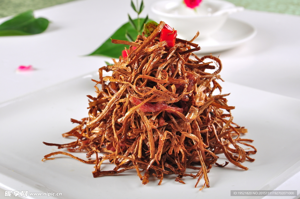 干煸茶樹菇