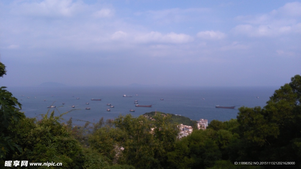俯瞰外伶仃島