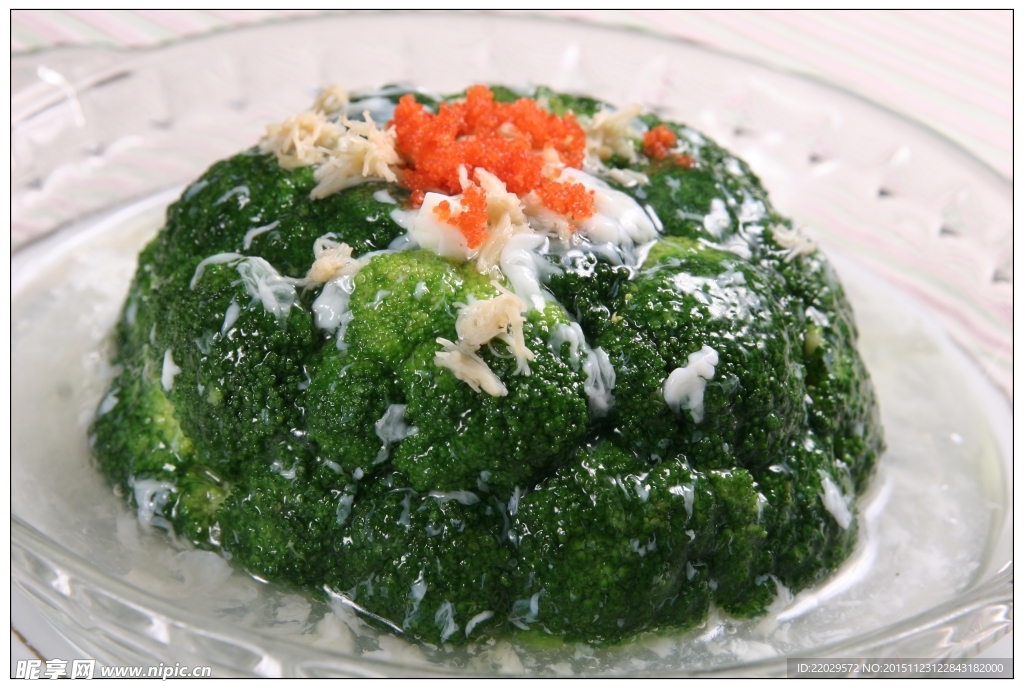 白雪瑤柱扒西蘭花