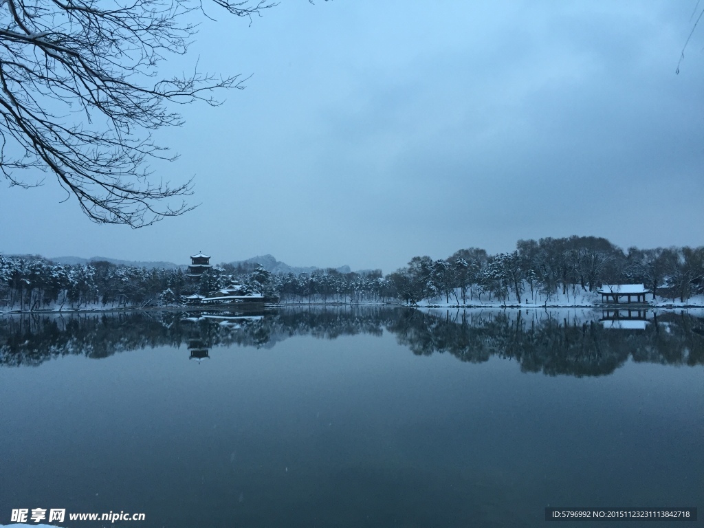 承德避暑山莊雪景