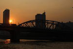 海珠桥日落