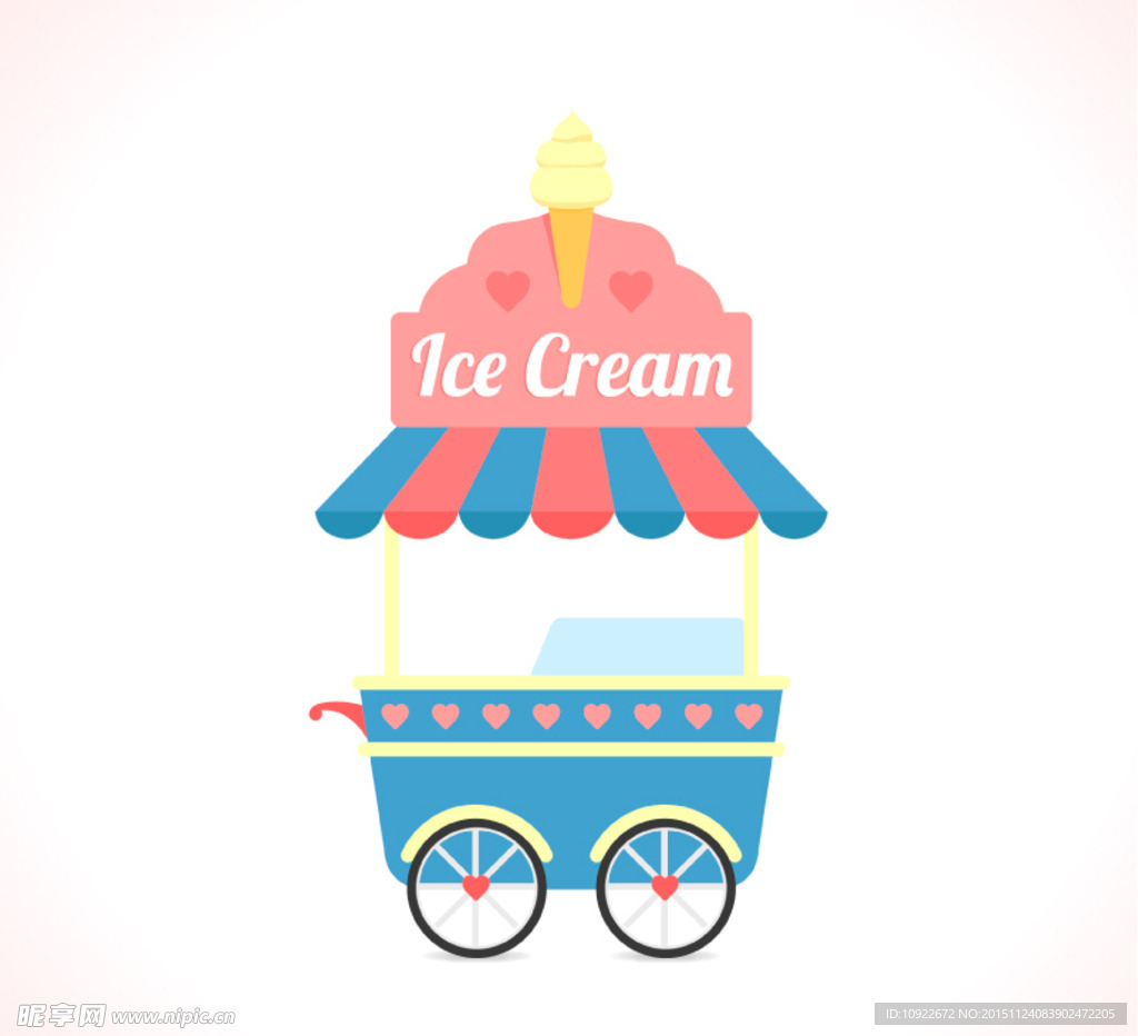 卡通 冰淇淋车