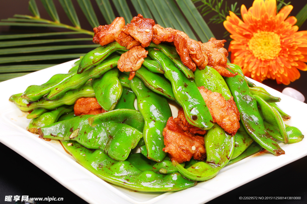 五花肉豆角