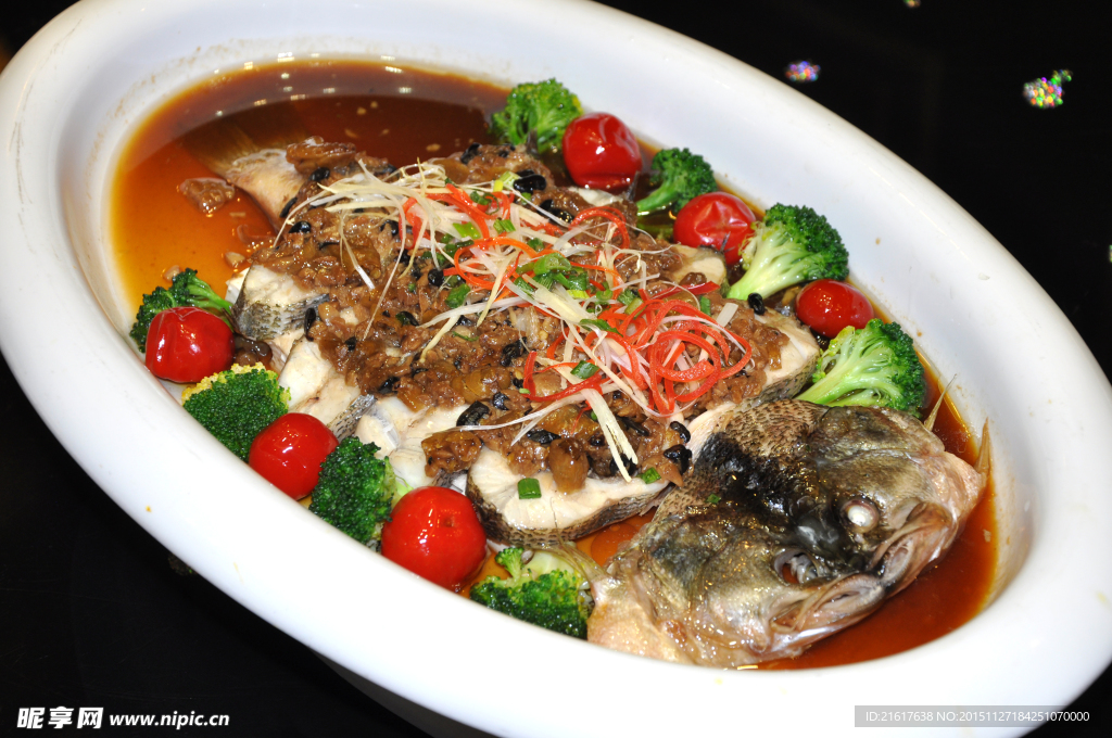 蒸鱸魚